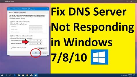 How To Fix Dns Server Not Responding In Windows 10