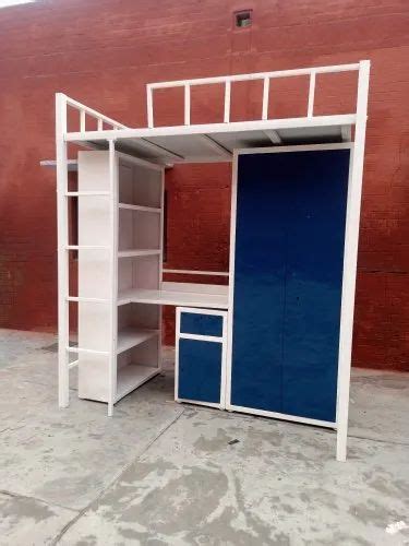 Daniels Furniture Color Coated Hostel Metal Bunk Bed With Wardrobe At Rs In Bhiwani