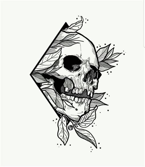 20 Skull Artwork Collection Artmene Creative Art Skull Art