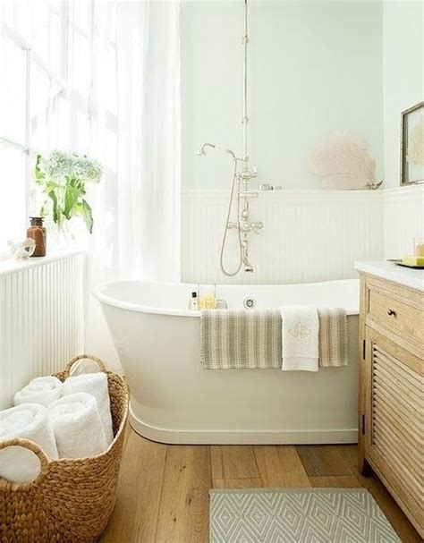 What these bathrooms lack in square footage, they make up for in high design. 30 Calm And Beautiful Neutral Bathroom Designs - DigsDigs