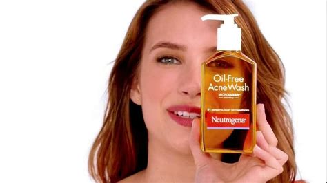 Neutrogena Oil Free Acne Wash Tv Commercial Featuring Emma Roberts Ispot Tv