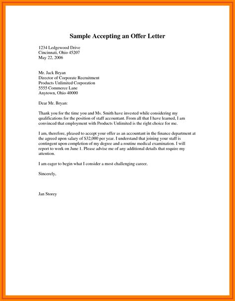 S, we need to read all the details carefully. Accepting A Job Offer Via Email Sample.j #359955 - PNG ...