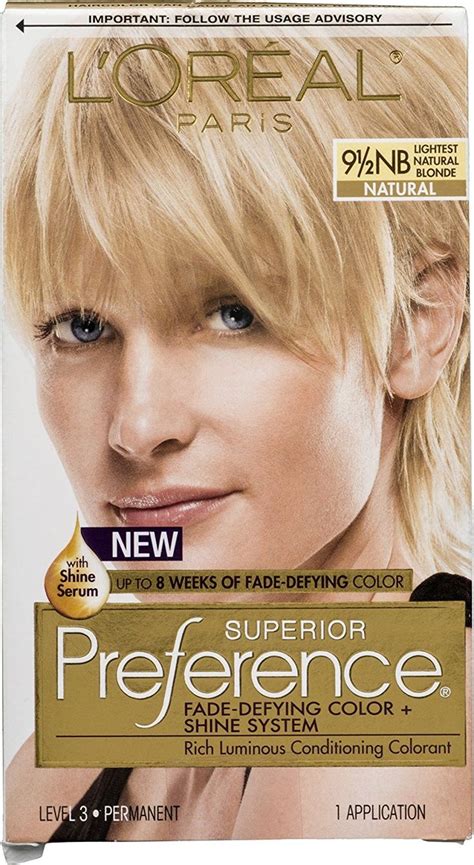 L Oreal Superior Preference 9 1 2NB Lightest Natural Blonde Natural