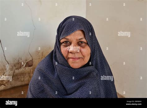 Yazd Iran November 10 2013 Portrait Of Adult Iranian Woman Smiling Wearing Hijab On The