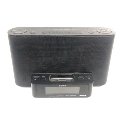 Sony Xdr Ds12ip Personal Audio Docking System Operating Manual