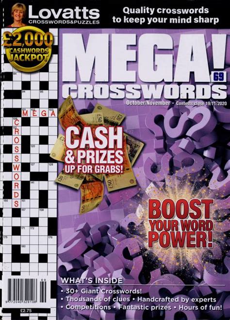 Lovatts Mega Crosswords Magazine Subscription Buy At Uk