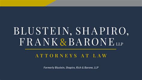 Hudson Valley Law Firm Blustein Shapiro Rich And Barone Llp Announces New Name Newswire