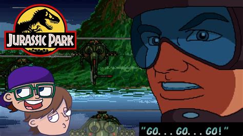Jurassic Park Cartoon Jurassic Park Animated Intro To Snes Game