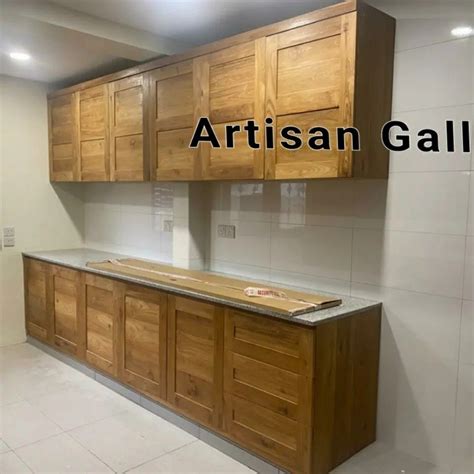 Custom Made Teak Wood Kitchen Cabinet Furniture And Home Living