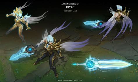 Dawnbringer Riven Concept Wallpapers And Fan Arts League Of Legends