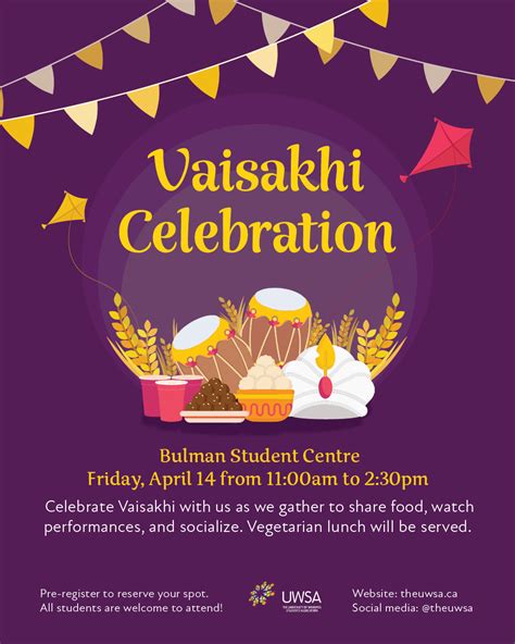 Vaisakhi Celebration On April 14 The Uwsa