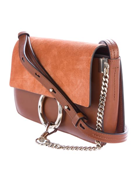 Chloé Faye Small Shoulder Bag Handbags Chl58660 The Realreal