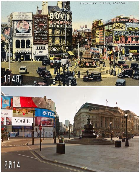 10 British Cities Then And Now