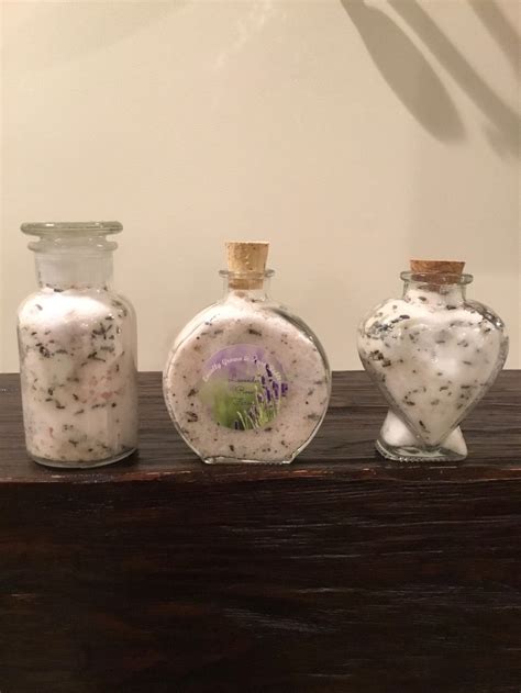 Luxury Bath Salts Varying Glass Containers Etsy Uk