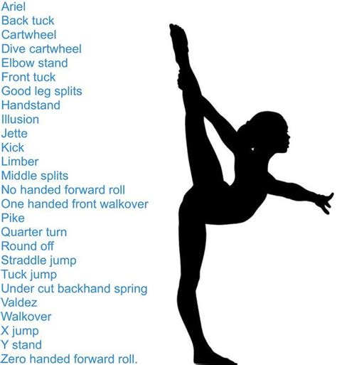 Abc Gymnastics Challenge Gymnastics Workout Gymnastics Skills