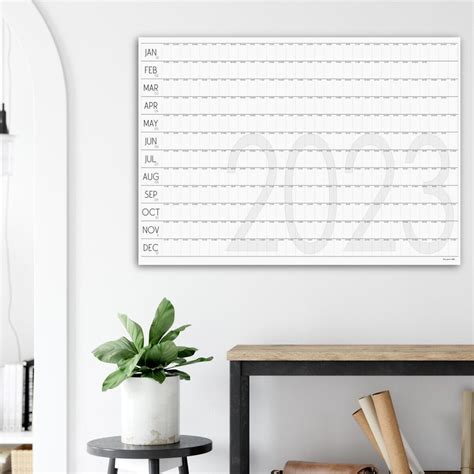 Extra Large 2023 Wall Calendar A0 Wall Planner Minimalist Etsy Finland