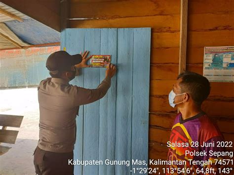 Stop Karhutla Polsek Sepang Gencar Mensosialisasikan Larangan