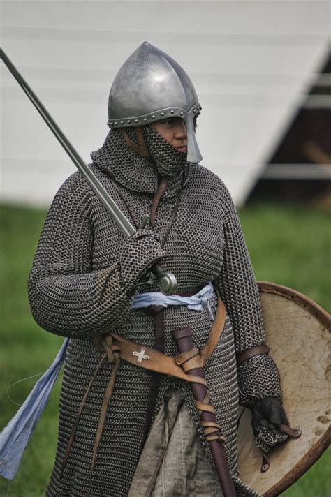 Reenactment The Normans Medieval Armor Norman Knight Historical Armor