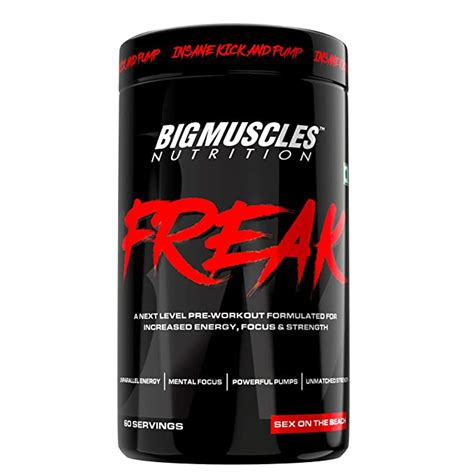 Bigmuscles Nutrition Freak Pre Workout Sex On The Beach Pack Of 60