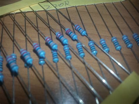5 Band Resistors And Correct Orientation Electrical