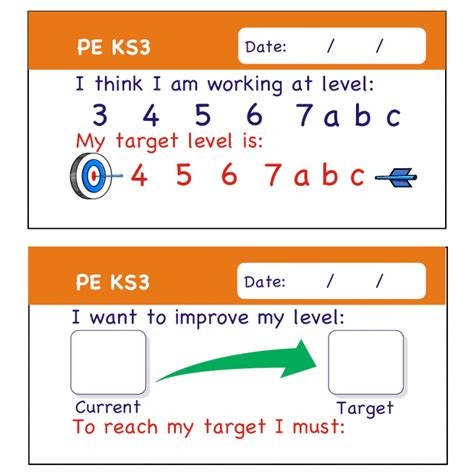 Pe Ks3 Pupil Assessment Stickers For Teachers