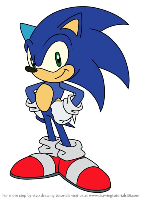 How To Draw Sonic The Hedgehog From Sonic X