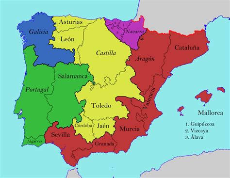 Mapa Da Peninsula Iberica