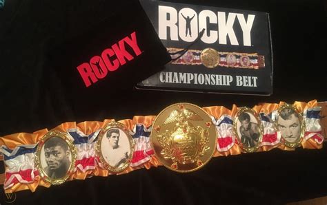 Hcg Replica Rocky Heavyweight Boxing Championship Belt W Upgraded