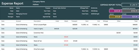 The 7 Best Expense Report Templates For Microsoft Excel Inside Expense