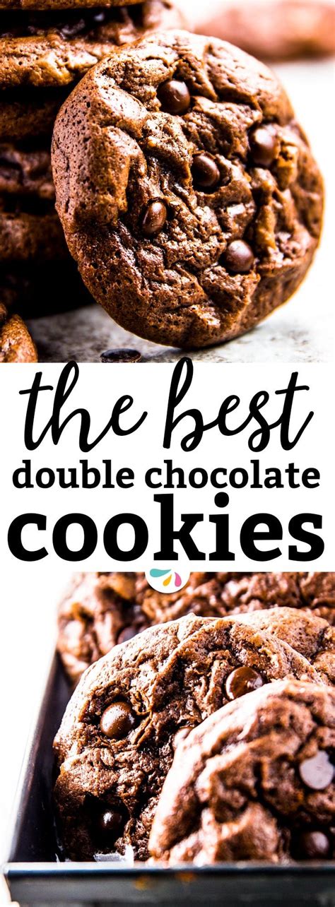These mint double chocolate cookies are rich, decadent and highly addictive. These are the best Double Chocolate Cookies you will ever eat. Fudgey, gooey and absolutely ...