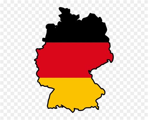 German Flag Map Germany Map Png Free Transparent Png Clipart Images