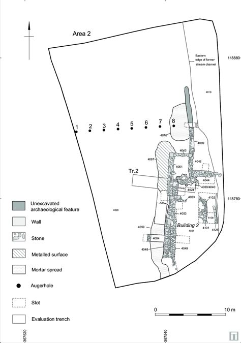 Plan Of Archaeological Features In Area 2 Download Scientific Diagram