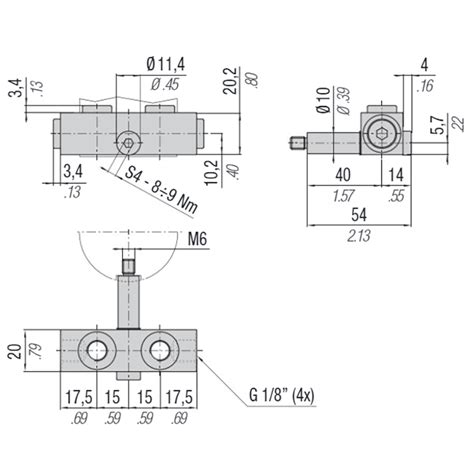 Minimess Connections Bdm Heavy Duty Stainless Steel M6