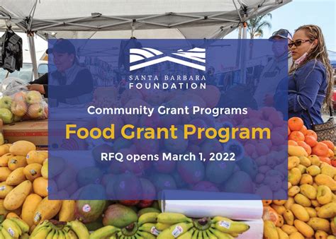 Food Grant Program Request For Quotation Opens Santa Barbara Foundation