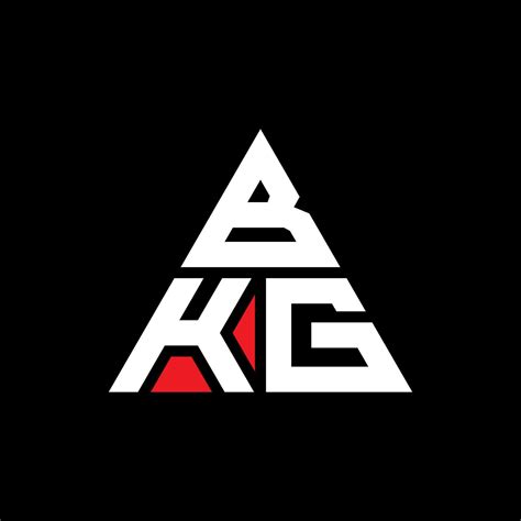 Diseño De Logotipo De Letra Triangular Bkg Con Forma De Triángulo