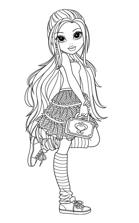 Moxie Girlz Coloring Pages Coloring Kids Coloring Kids