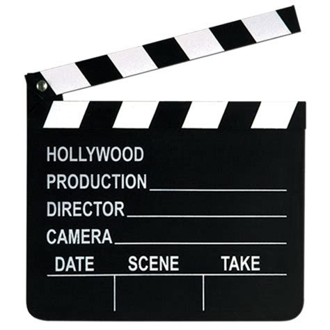 Movie Clapper Board Template Clipart Best