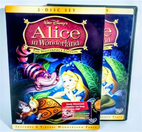 Alice In Wonderland Dvd 2 Disc Set The Masterpiece Edition With