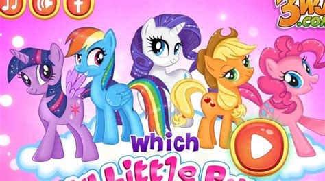 Which My Little Pony Are You My Little Pony Games