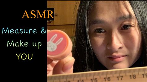 Asmr Measure Makeup And Draw Your Face Youtube