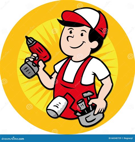 Handyman Logo Stock Vector - Image: 66548729