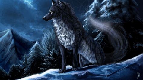Anime Black Wolf Wallpapers Wallpaper Cave