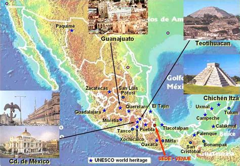México Mapa Turístico