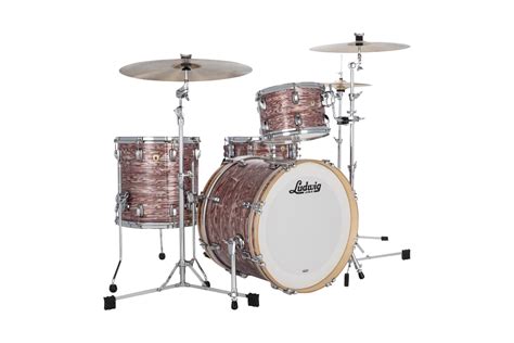 Ludwig Classic Maple 20 Downbeat 3 Piece Shell Pack Vintage Pink