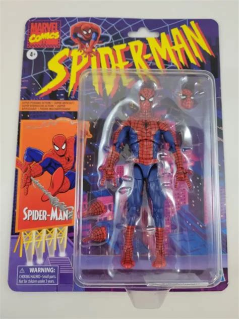 2020 Hasbro Marvel Legends Spider Man Retro Collection Super Posable