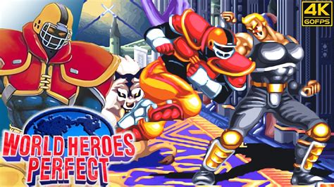 World Heroes Perfect Johnny Maximum Arcade 1995 4k 60fps Youtube
