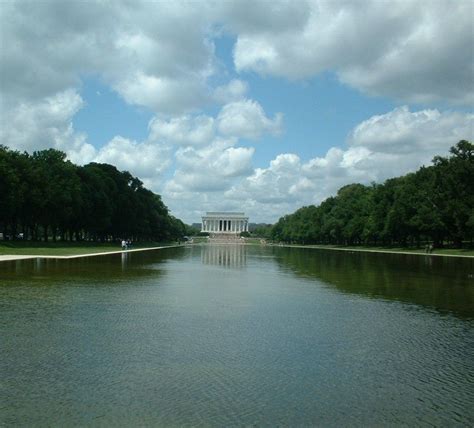 Washington Dc Lincoln Memorial Reflecting Pool Reflecting Pool