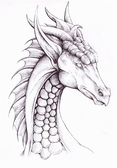 Dragon Dibujo A Lapiz Facil