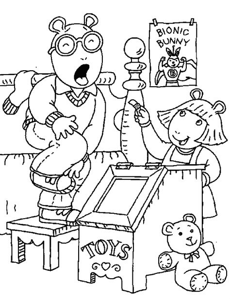 Arthur Read Coloring Pages Coloring Pages