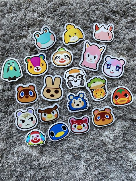 Animal Crossing Villager Vinyl Stickers Etsy Animal Crossing